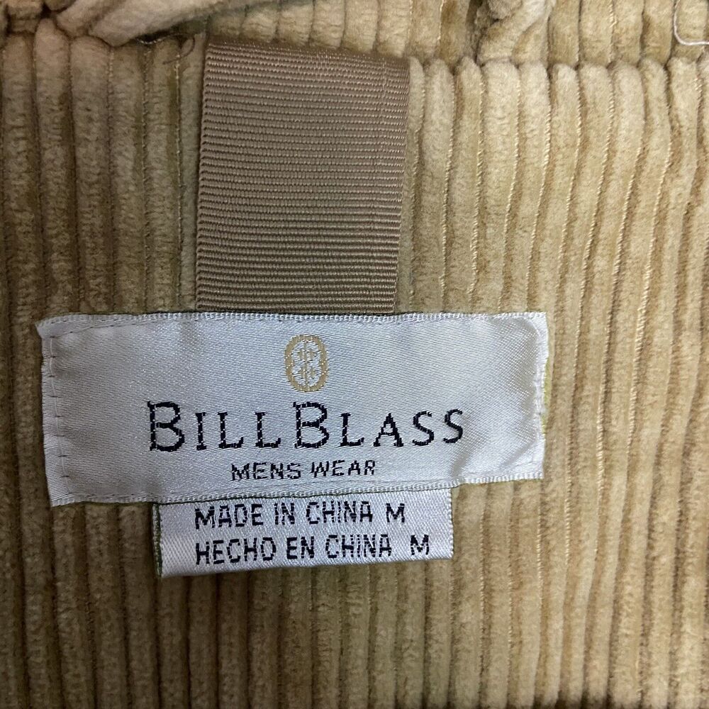 Vintage Bill Blass Jacket Coat Corduroy Men’s Medium Retro Grunge 90s Med - Picture 3 of 8